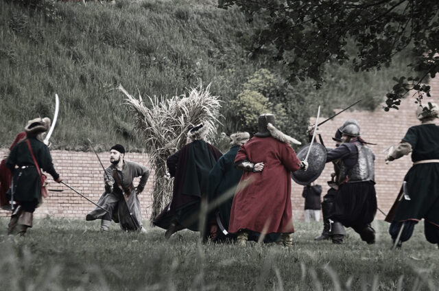 Bitwa Starcie Polaków ze Szwedami.